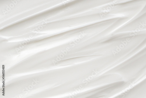 White lotion beauty skincare cream texture cosmetic product background Fototapeta
