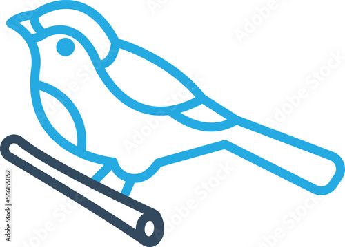 Sparrow Vector Icon
