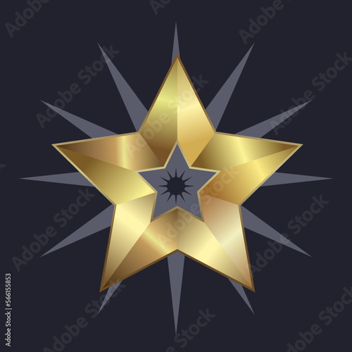stars on dark background, 6 Premium star buttons, options, prize, Levels design.