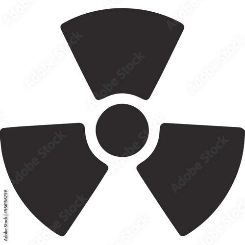 Biogefahr Icon auf weißem Hintergrund 