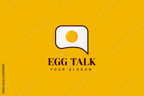 Fresh Egg Logo Template Designs, Yummy Egg Logo Vector Illustration