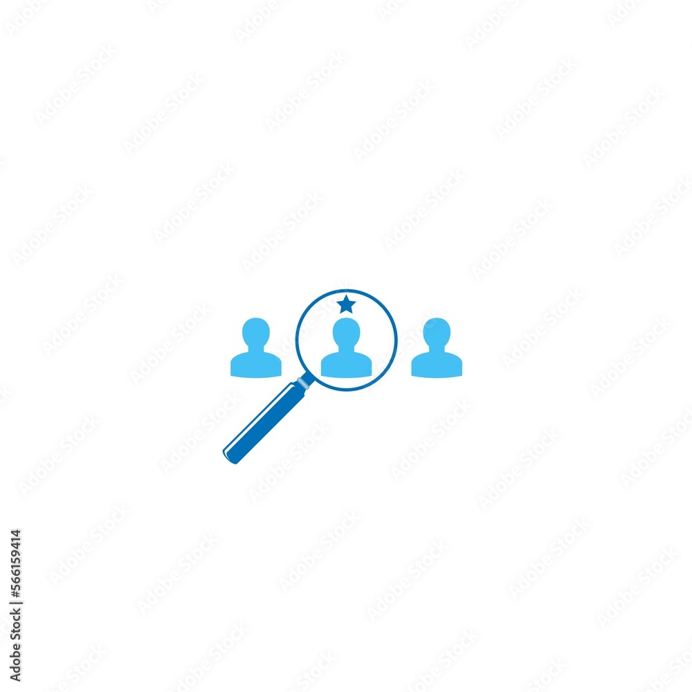 Talent human icon. Talent Acquisition logo isolated on white background Talent human icon. Talent Acquisition logo isolated on white background