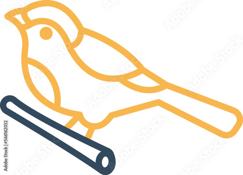 Sparrow Vector Icon
