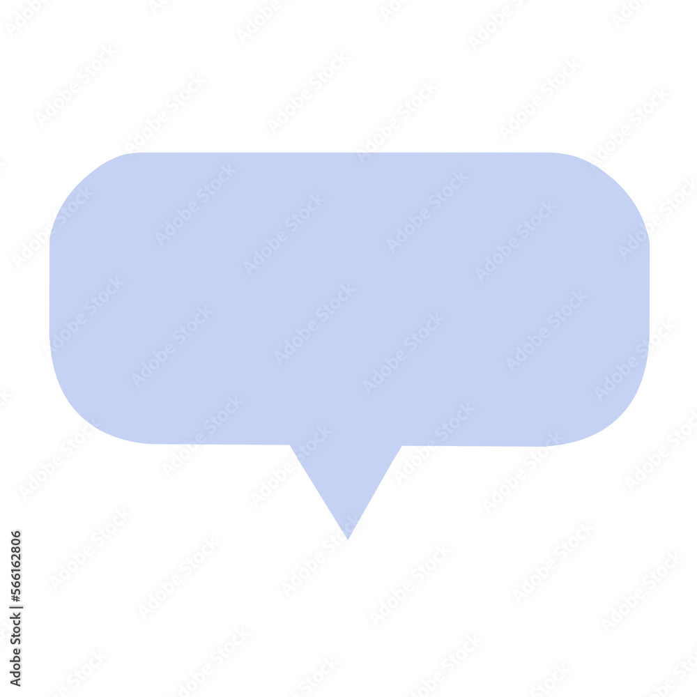 Pastel frame blue speech bubble and white line. Pastel frame blue speech bubble and white line.