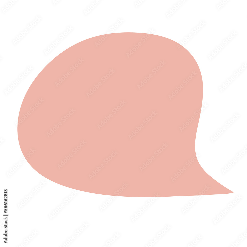 Pastel frame orange speech bubble and white line. Pastel frame orange speech bubble and white line.