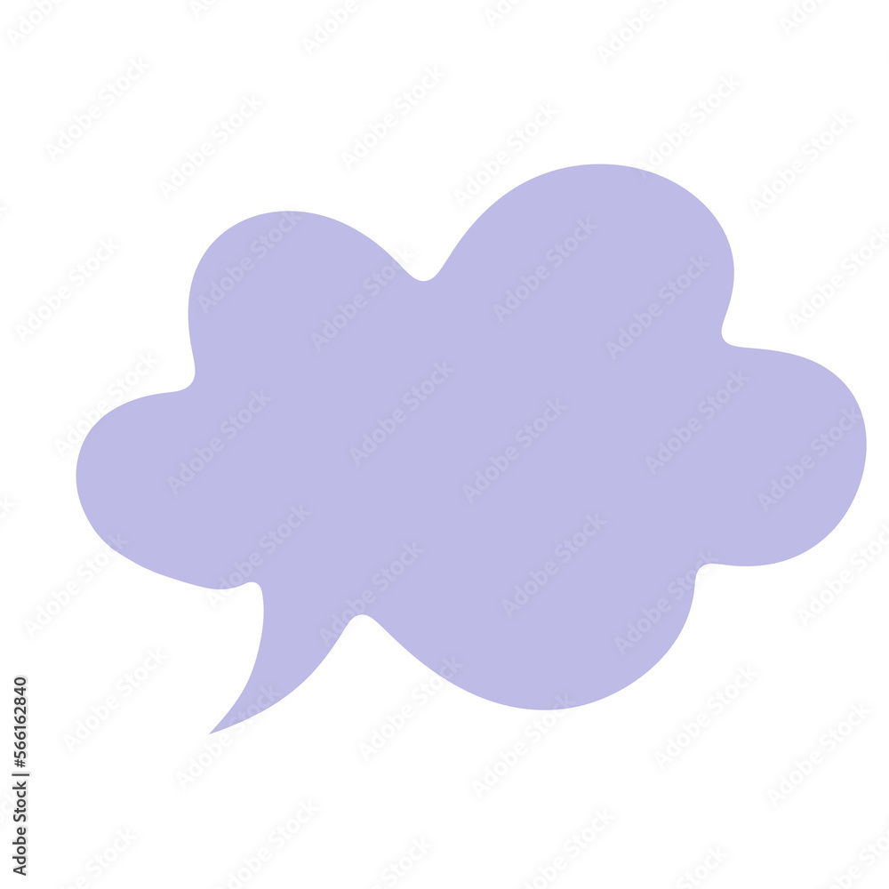 Pastel frame purple speech bubble and white line. Pastel frame purple speech bubble and white line.