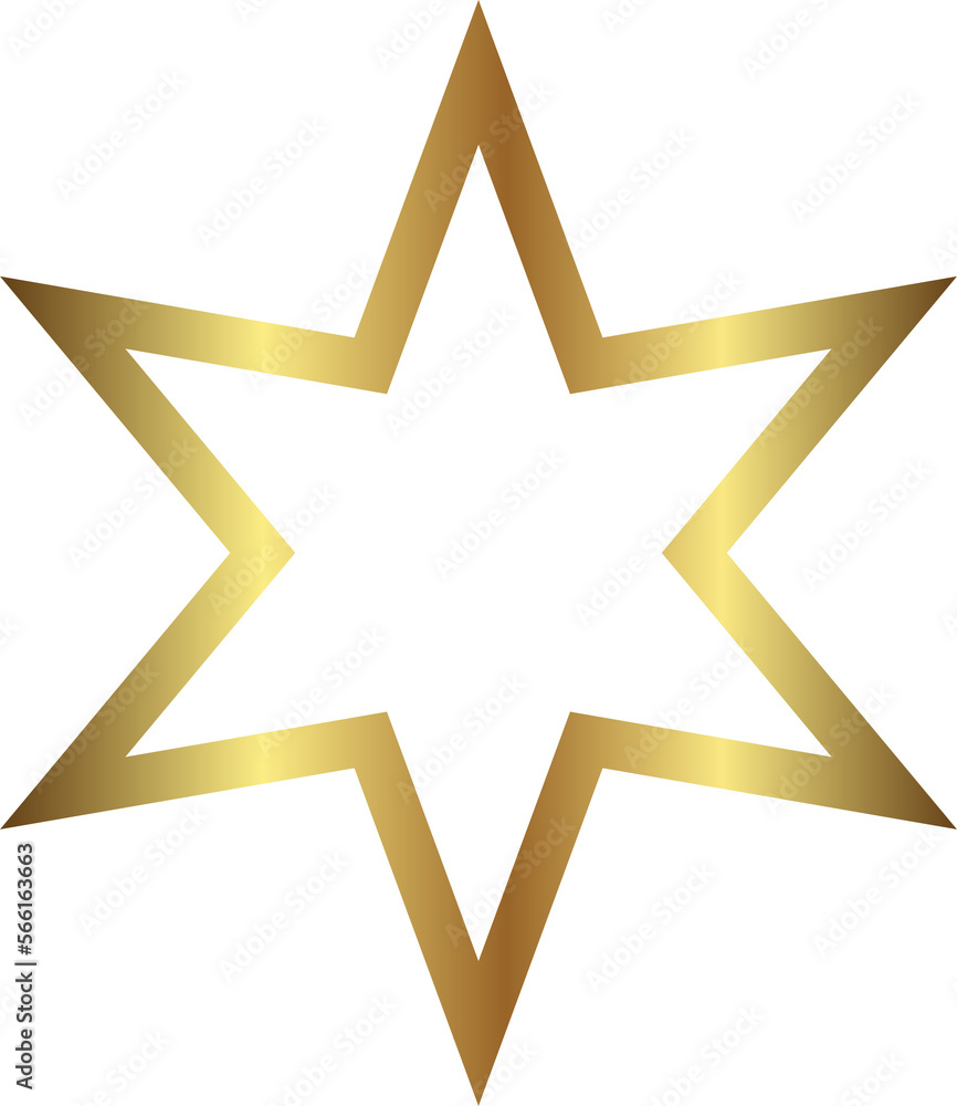 Luxury five angles star on dark background and Premium star button ...