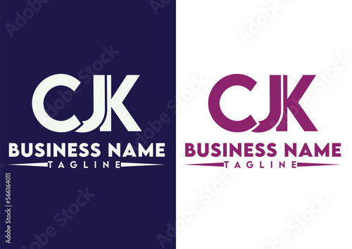 Letter CJK logo design vector template, CJK logo photo