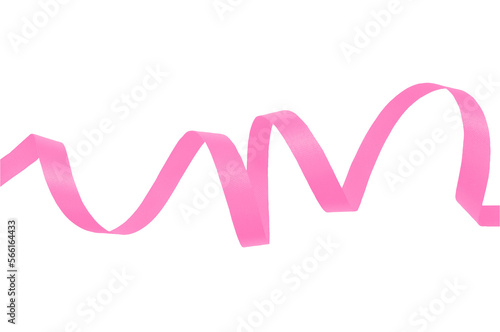 Pink Ribbon line art. PNG.	