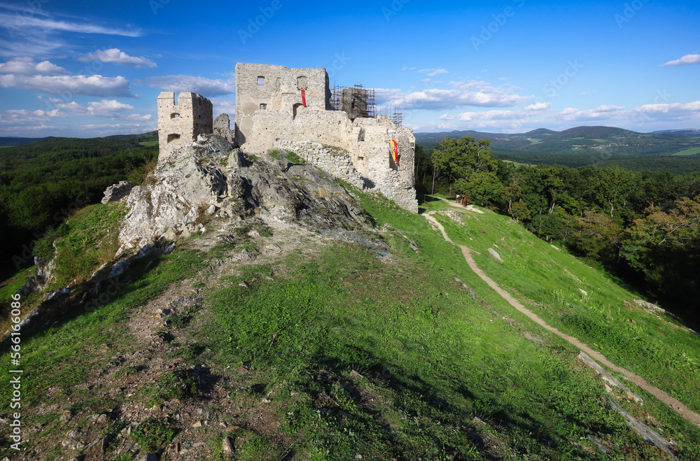 Slovakia - Ruin of castle Hrusov near Nitra