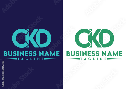 Letter CKD logo design vector template, CKD logo