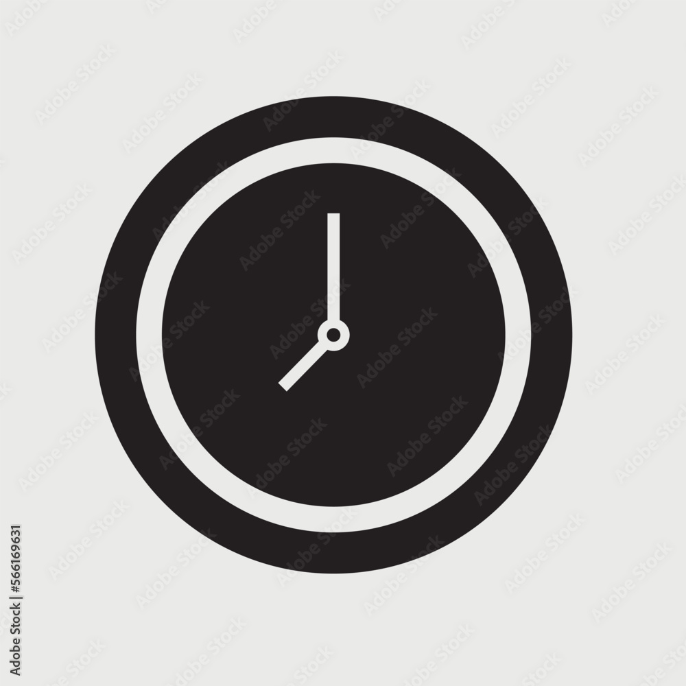 clock vector solid art icon isolated on white background. filled symbol in a simple flat trendy modern style for your website design, logo, and mobile app clock vector solid art icon isolated on white background. filled symbol in a simple flat trendy modern style for your website design, logo, and mobile app