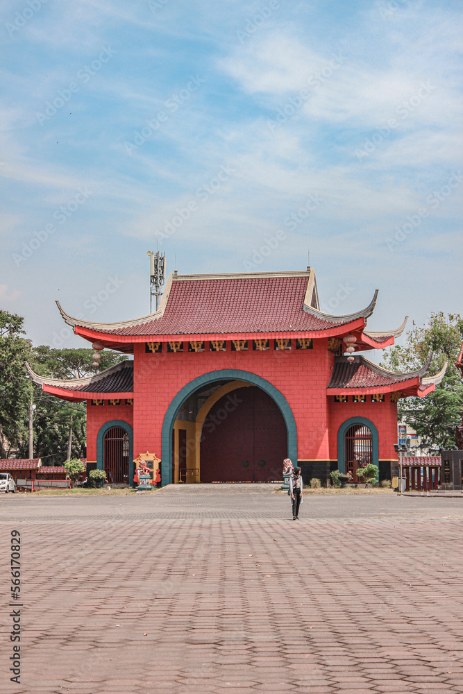 Red Buddhist Temple