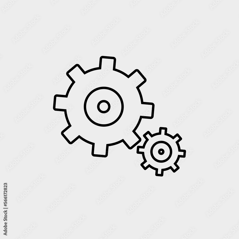 gears vector solid art icon isolated on white background. filled symbol in a simple flat trendy modern style for your website design, logo, and mobile app gears vector solid art icon isolated on white background. filled symbol in a simple flat trendy modern style for your website design, logo, and mobile app