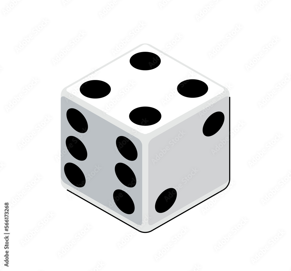 game dice casino gambling isolated	
