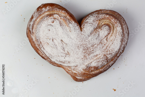 heart shaped bread