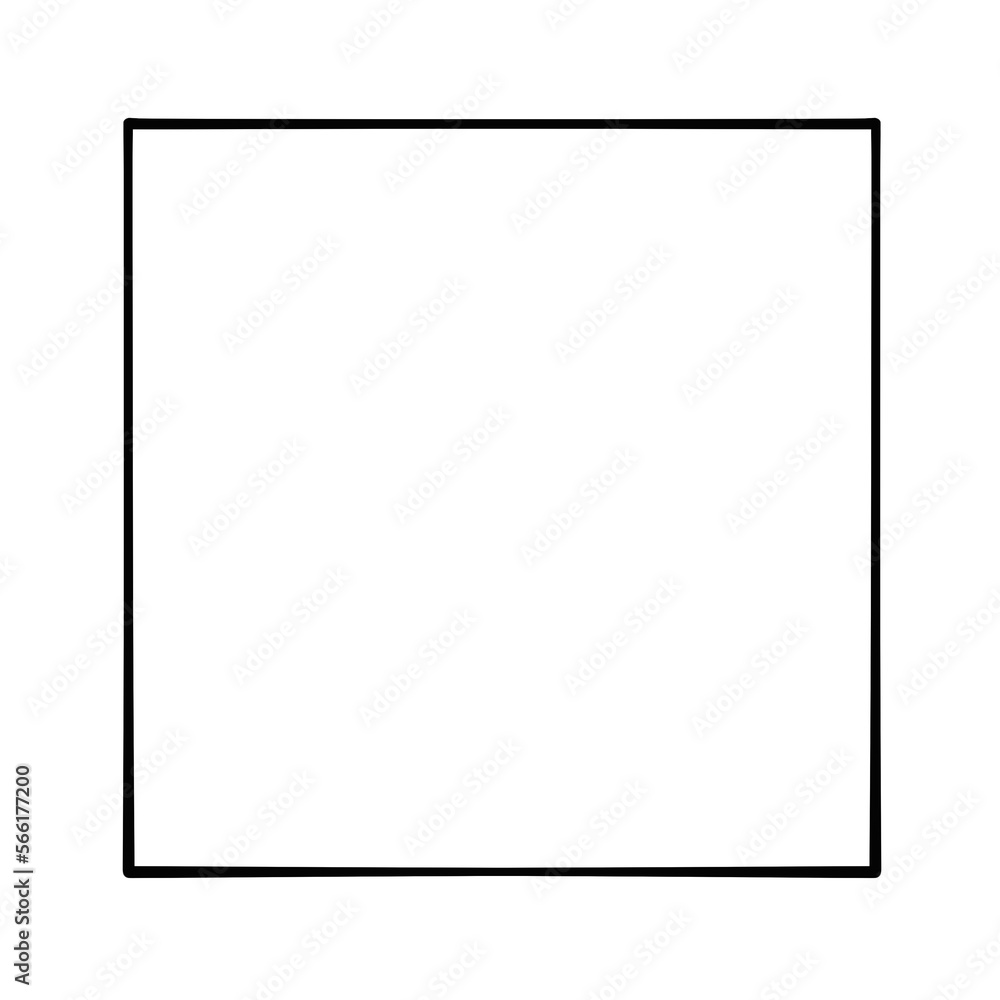 Black square frame element with line border png. Black square frame element with line border png.