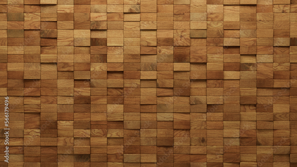 3D, Soft sheen Wall background with tiles. Timber, tile Wallpaper with Wood, Rectangular blocks. 3D Render 3D, Soft sheen Wall background with tiles. Timber, tile Wallpaper with Wood, Rectangular blocks. 3D Render