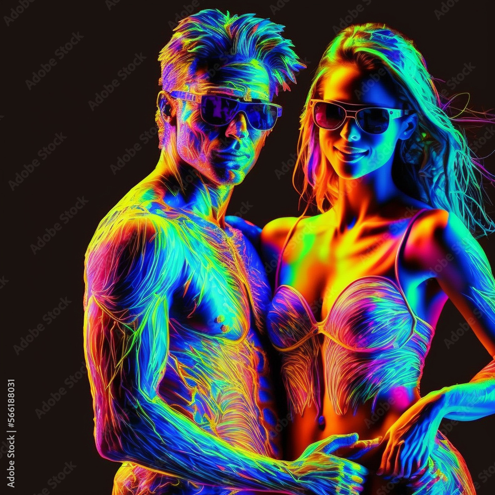 Fototapeta premium Valentine´s day, AI Generated, Love is in the fashion