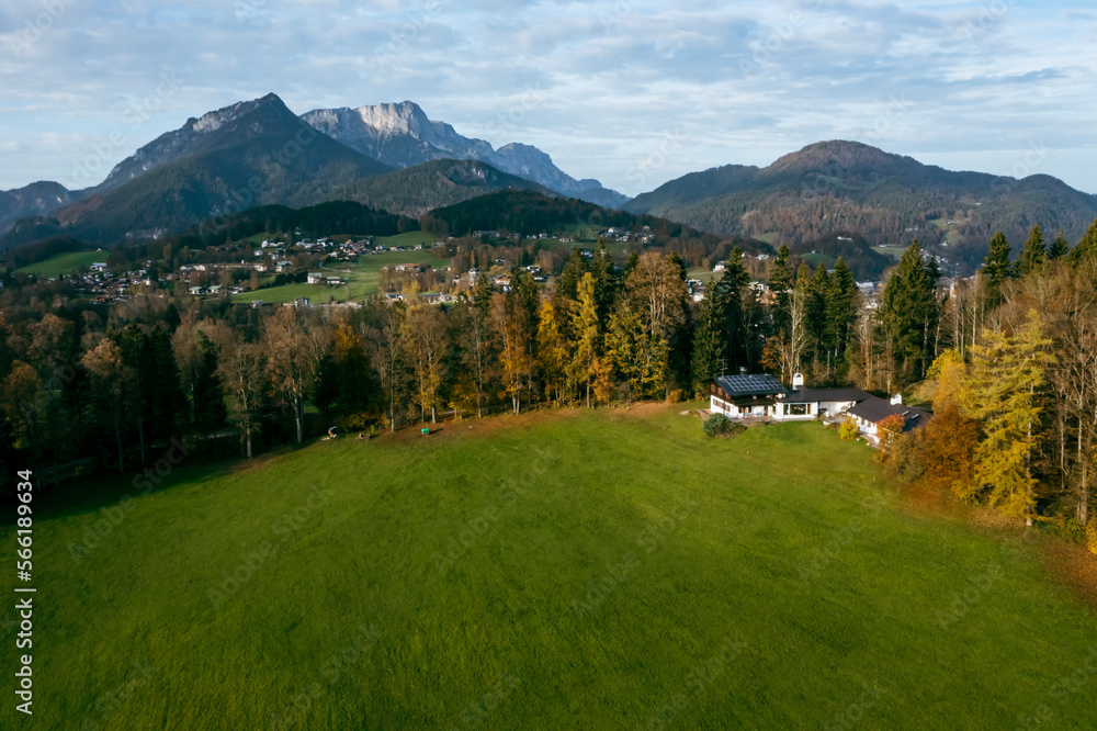 Bavaria, Alps mountains in autumn. Berchtesgaden National Park, Germany.