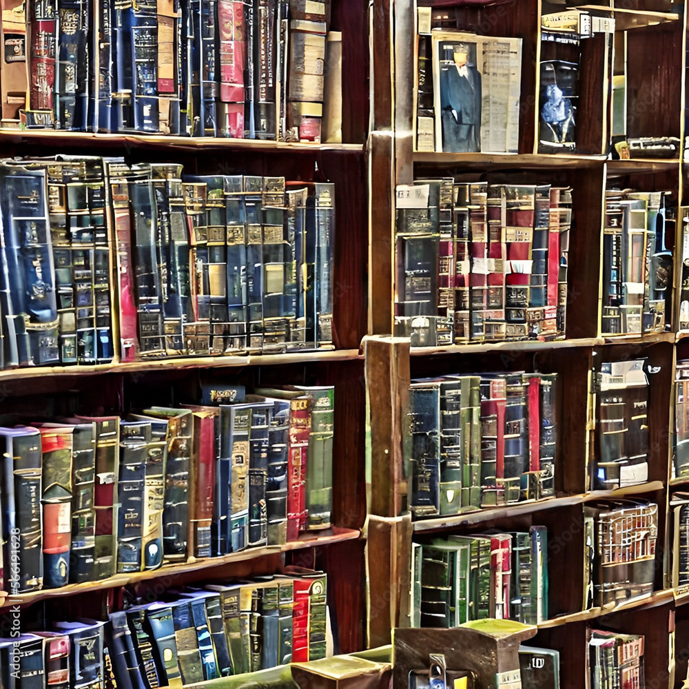 old books in a library old books in a library