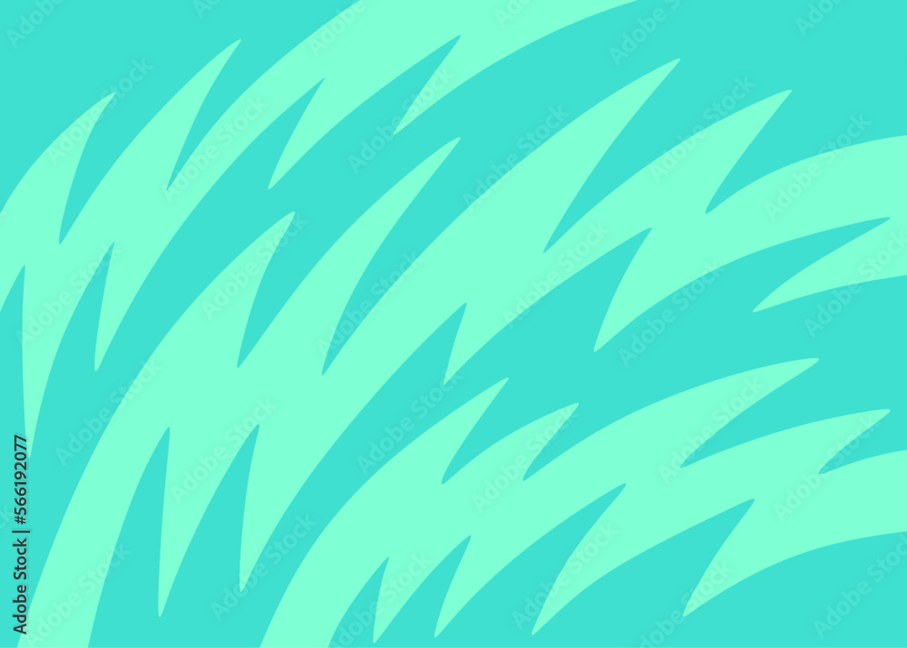 Fototapeta premium Abstract background with curved spikes pattern