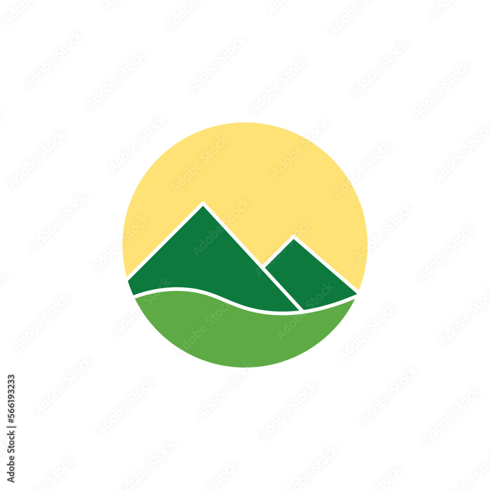 Nature and mountains illustration design. Nature and mountains illustration design.