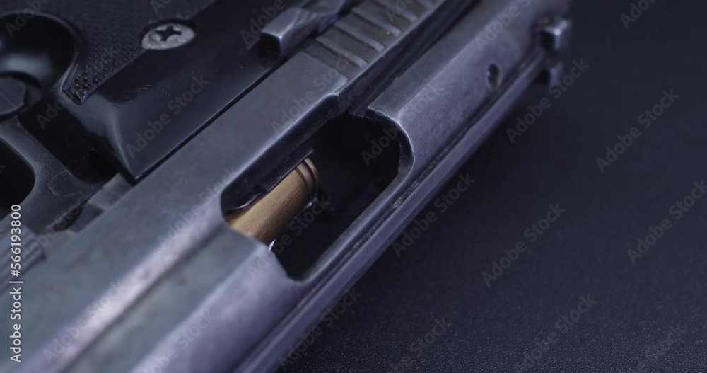 CSI expertise gun on table CSI expertise gun on table