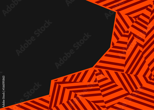 Abstract background with dazzle camouflage pattern and with some copy space area