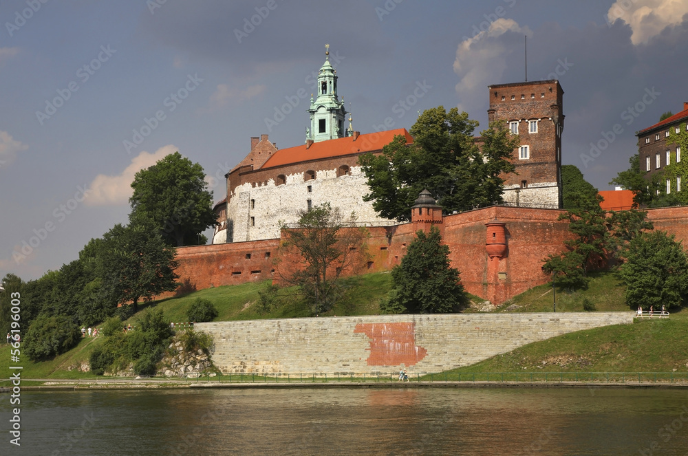 Wawel castle in Krakow. Poland Wawel castle in Krakow. Poland