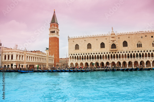 Museum Ducale and bell tower in Venice