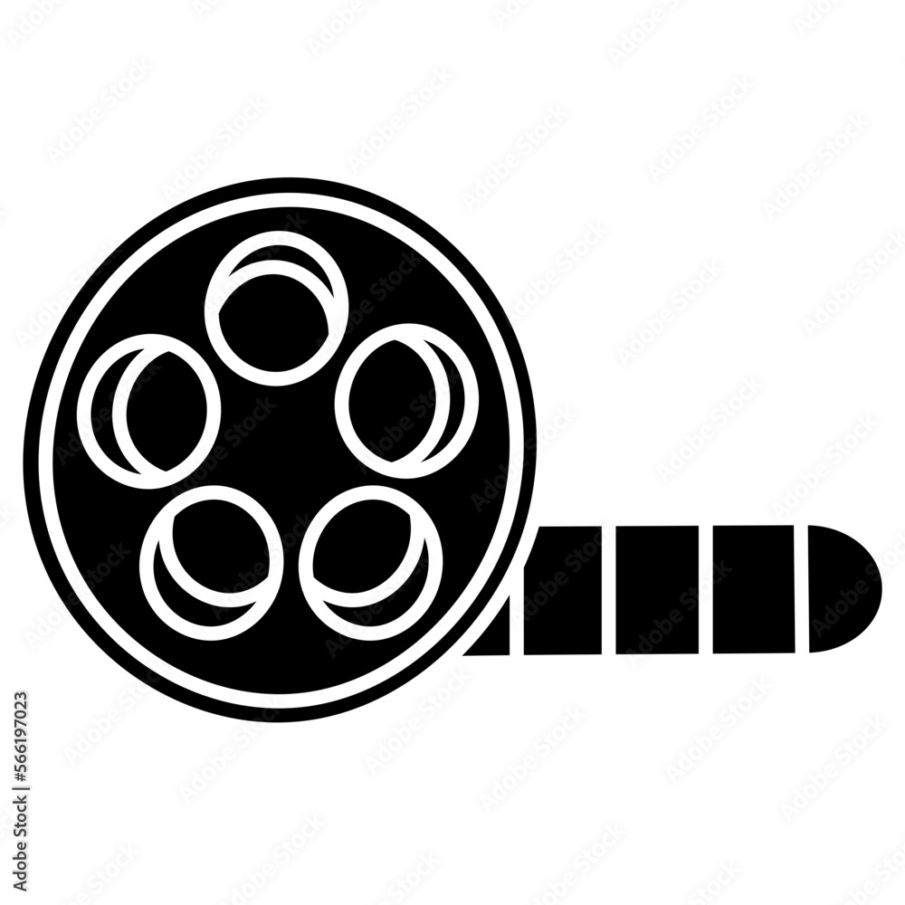 FILM REEL glyph icon