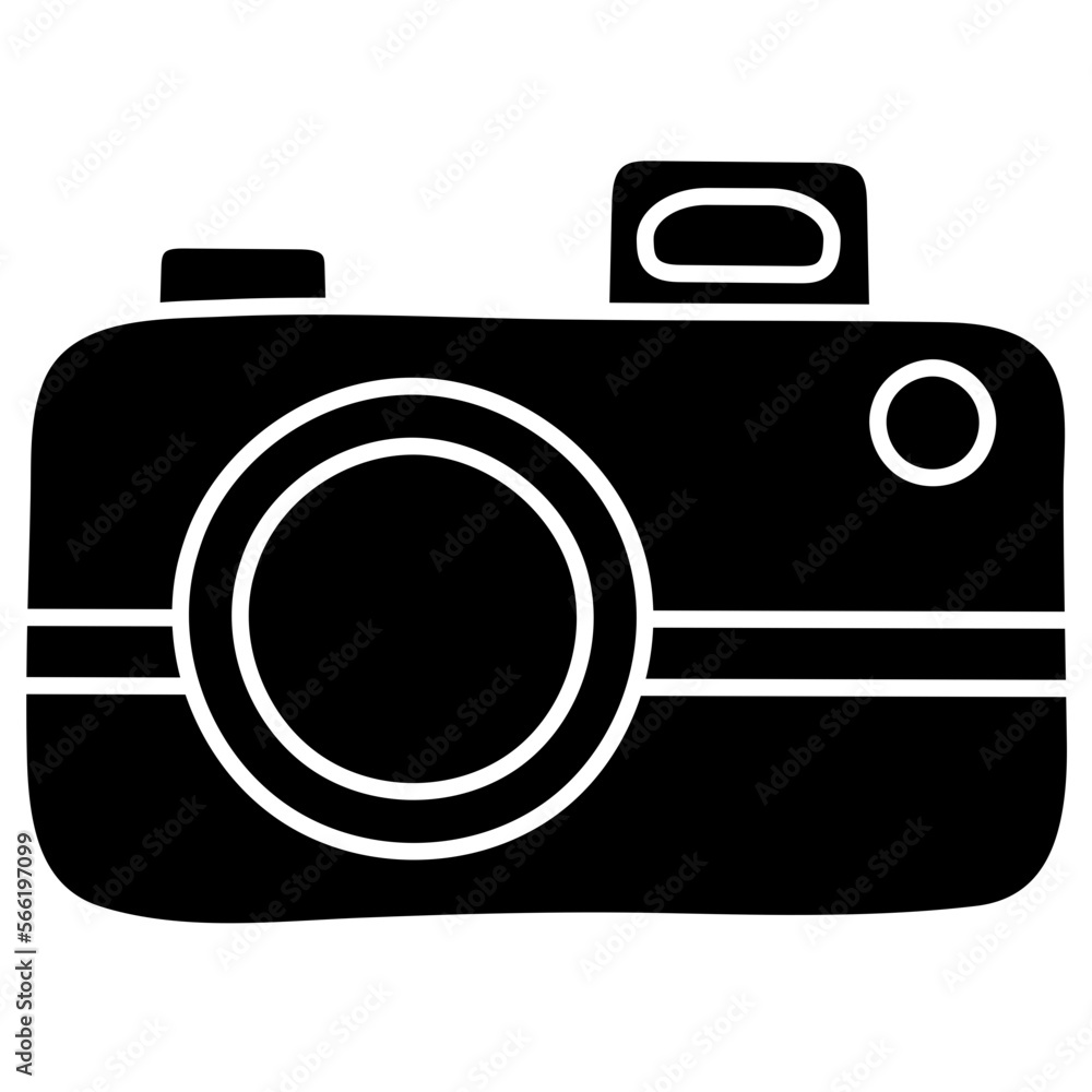 PHOTO CAMERA glyph icon