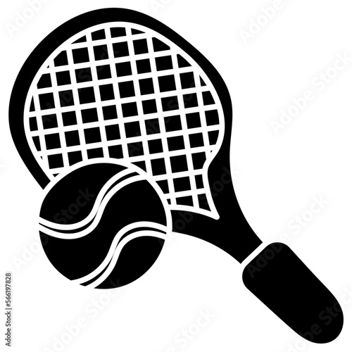 TENNIS glyph icon