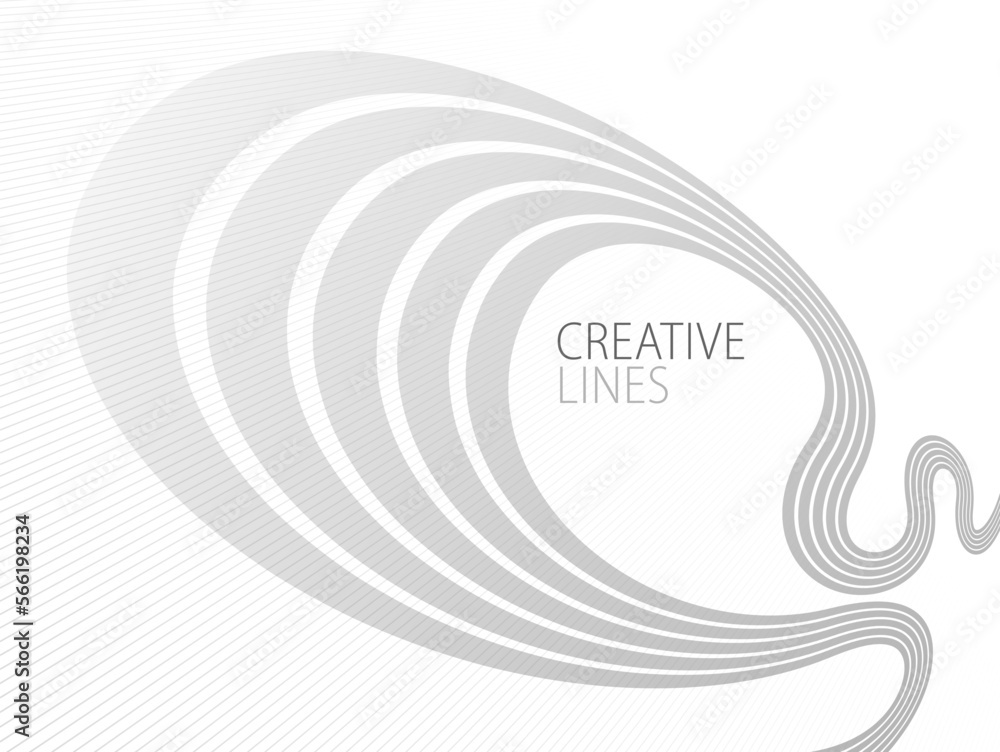 Light Grey Lines In 3D Perspective Vector Abstract Background Easy And light-grey-lines-in-3d-perspective-vector-abstract-background-easy-and