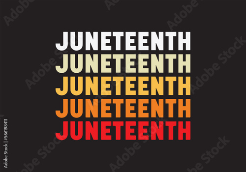 Juneteenth color shade t-shirt