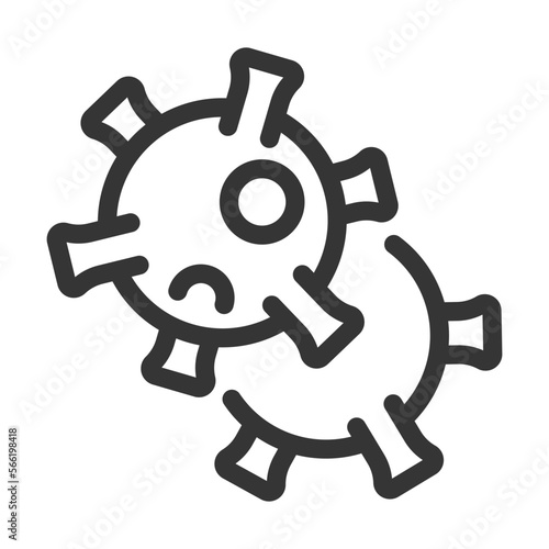 Pixel perfect, editable stroke, up scalable, line, vector bloop icon.