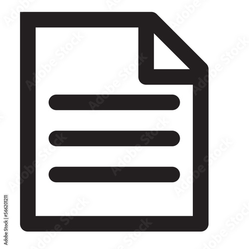 Document Icon Outline Icon