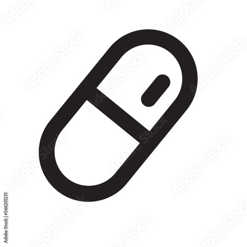 Pill Outline Icon