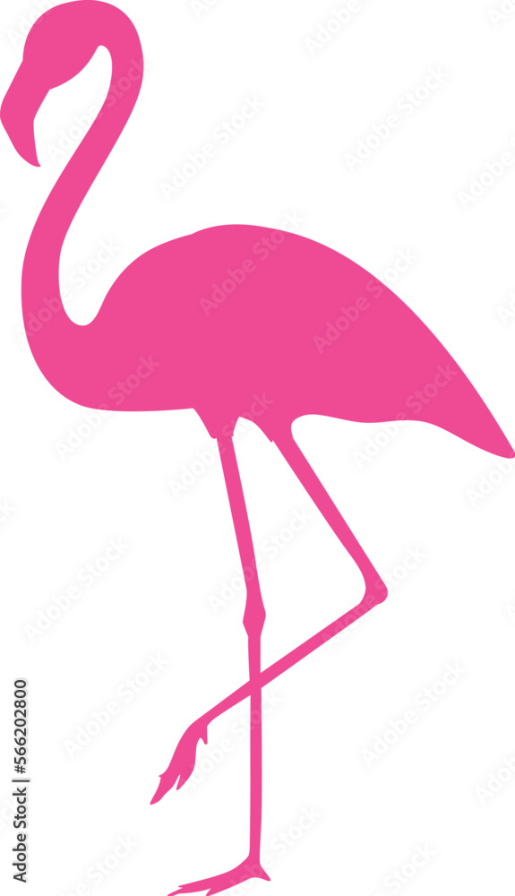 Flamingo bird Cutfile, cricut ,silhouette, SVG, EPS, JPEG, PNG, Vector