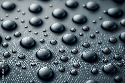 Close-up of water drops on fabric