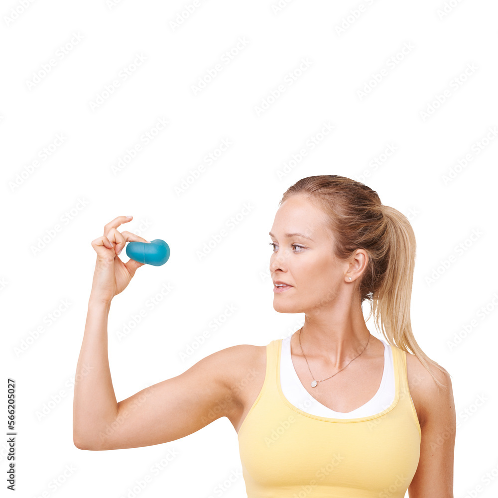 Portrait of a young beautiful woman squeezing a stress ball between her fingers and thumbPortrait of a beautiful young woman playing with a squeezing isolated on a PNG background. Portrait of a young beautiful woman squeezing a stress ball between her fingers and thumbPortrait of a beautiful young woman playing with a squeezing isolated on a PNG background.