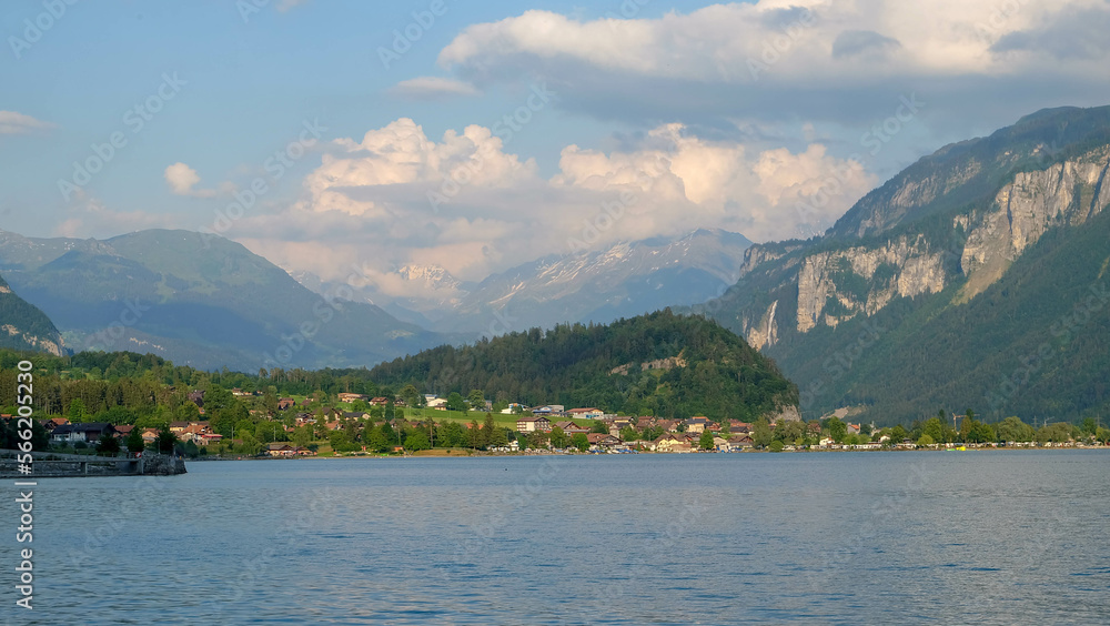 Brienzersee bei Interlaken in der schönen Schweiz	