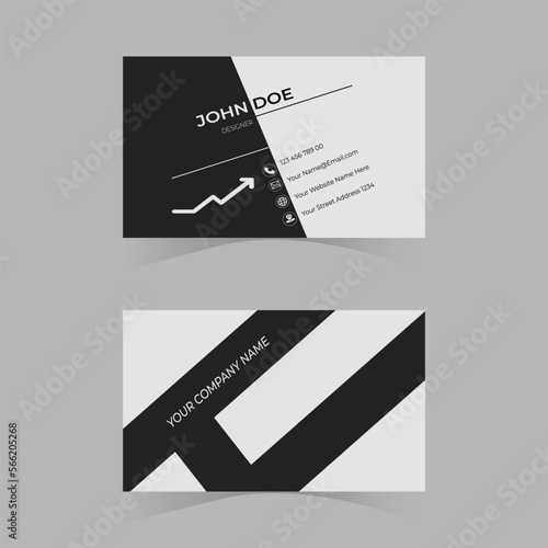 Business card template design New
