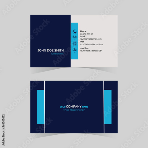 Business card template design New