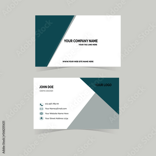 Business card template design New