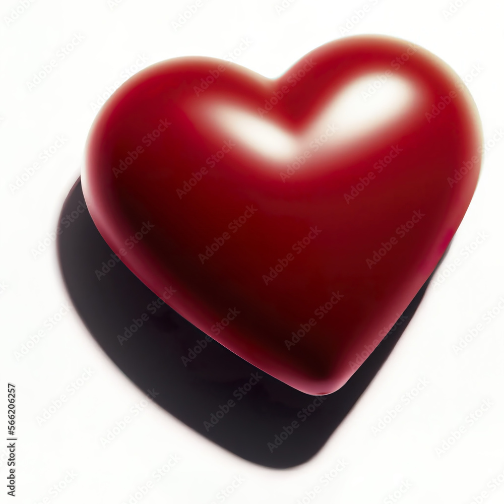 Heart of Love - A 3D Valentine's Day Symbol of Romance and Passion Heart of Love - A 3D Valentine's Day Symbol of Romance and Passion
