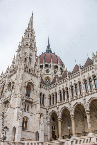 The Hungarian Parliament building .details on the building