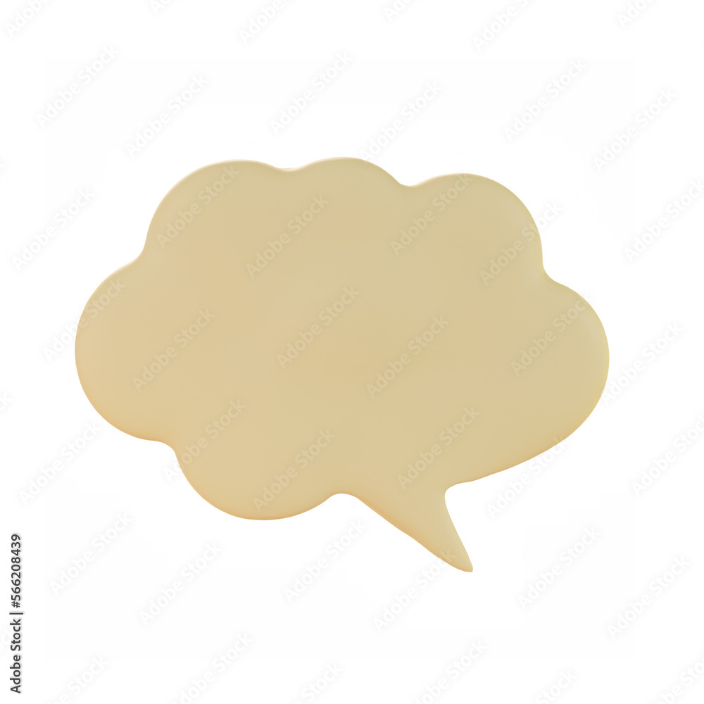 3d retro speech bubble chat icon isolated 3d retro speech bubble chat icon isolated