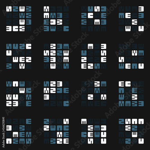 Asemic Glyph writing hieroglyph imitation abstract illustration